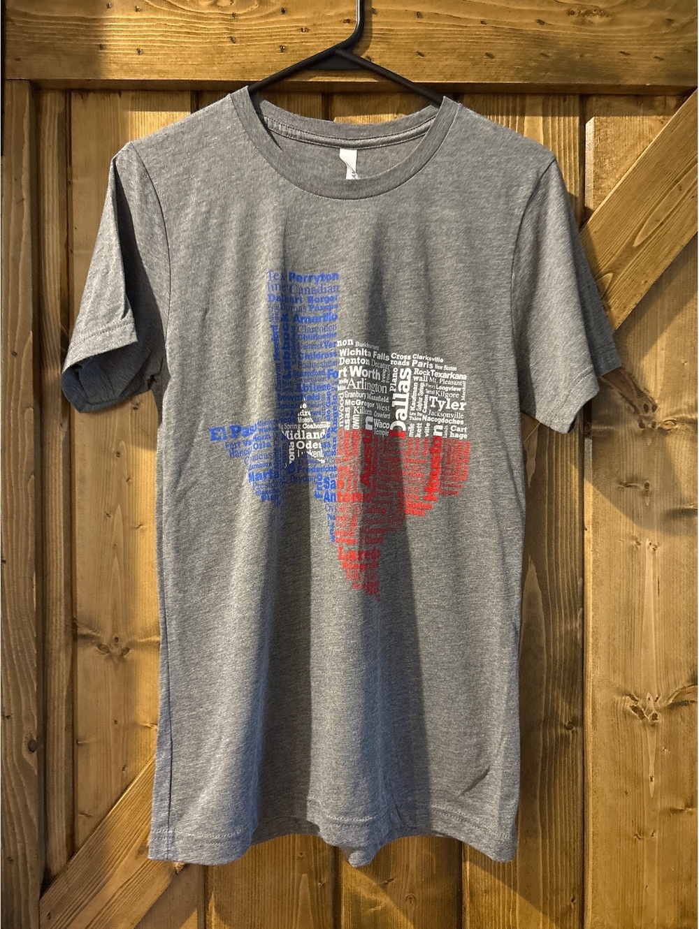 Texas Cities Size Small Tshirt